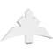 Ekena Millwork Alberta Architectural Grade PVC Gable Bracket, 48"W x 20"H x 2"D x 6"F, 10/12 Pitch GBP048X20X0206ALB00 - alternate 1